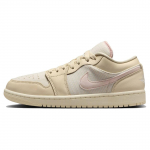 Air Jordan 1 Low SE Muslin Legend Pink Moteri&scaron;ki sportbačiai Rudo Sail Kokoso Pieno FQ1925-100 41