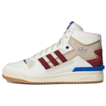 Adidas Originals Forum Exhibit Mid 2 Odiniai Patogūs Vidutinio Auk&scaron;čio Sportbačiai Unisex Sportbačiai Balti Raudoni Mėlyni GX4120 36