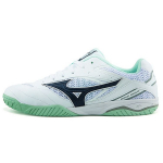 Mizuno Wave Drive 8 žemi stalo teniso bateliai Vyri&scaron;ki bateliai Balti Žali 81GA170514 38
