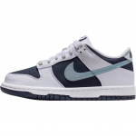 Nike Dunk Low GS &Scaron;viesiai &scaron;arvuotos mėlynos Obsidianinės Vaikams Sportbačiai Balti &Scaron;viesiai &Scaron;arvuotos Mėlynos Gilios Karali&scaron;kos Mėlynos Obsidianinės II7639-100 36