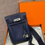 Naujo stiliaus unisex krep&scaron;ys per vieną petį TOGO vir&scaron;utinio sluoksnio karvės oda, metalinė furnitūra, penkių aukso spalvos, auk&scaron;tos kokybės oda, 100% rankų darbo moteri&scaron;kas krep&scaron;ys 28x18x8 tamsiai mėlyna spalva