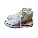 Converse All Star Light Patogūs Madingi Auk&scaron;takulniai Drobės Batai Unisex Sportbačiai Balti 168997C 35