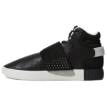 Adidas Originals Tubular Invader Strap Patogūs Neslystantys Patvarūs Vidutinio Auk&scaron;čio Riedlenčių Batai Vyri&scaron;ki Kedai Juodi BY3636 41⅓