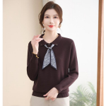 Vidutinio amžiaus moterų mar&scaron;kiniai su atlapais 40&ndash;60 metų drabužiai moteri&scaron;ki drabužiai brandžios motinos drabužiai temperamentas paprastas megztas megztinis 5XL