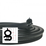 3M EPDM Guminis Sandariklis Automobilio Durų Sandarikliai Weatherstrip Kėbulo Montuojamas Priekinis Kairysis Arba De&scaron;inysis