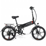 SAMEBIKE 20LVXD30-II Foldable Electric Bicycle for Adults 20 inch City E-bike with 48V 10.4Ah Removable Battery juoda