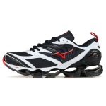 Mizuno Wave Prophecy Icon Slip Resistant Retro bėgimo bateliai, juodi, balti, raudoni, D1GA212209 39