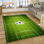 3D futbolo aik&scaron;tės kiliminis kilimėlis, skirtas miegamojo svetainei namų sofos dekoravimui, vaikų žaidimui, didelis dekoro grindų kilimėlis, dovana 60*90cm