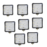 LED lemputės 8 vnt. 24V plačios &scaron;viesos LED visureigių žibintai itin ry&scaron;kūs | Važiavimo, rūko, darbo žibintas sunkvežimiui, visureigiui, valčiai, traktoriui, JCB gryna