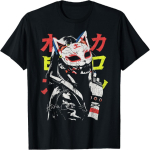Japoni&scaron;kas Streetwear Cyberpunk Y2K Techwear Neko Manga Anime Mar&scaron;kinėliai XXXXXL įvairiaspalvis