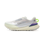 Li Ning De Lu Cushioning Slip Resistant Abrasion Resistant Rebound Low top Trail Running Shoes Men's Silver Gray ARNV009-4 43.5