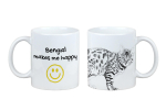 Bengal - cat mug, cheerful mug for a dog lover, personalized gift from the Art-Dog brand