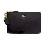 Coach Delninė 19 Spausdintas logotipas Odinė piniginė Moteri&scaron;ka piniginė Juoda CH818-BLACK Black