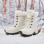 Moteri&scaron;ki &scaron;ilti žiemos sniego batai su pliu&scaron;u, ilgi batai, dizainerio, su rai&scaron;teliais, balti batai, laisvalaikio, vakarėlio, apvalus pir&scaron;tas, vienspalviai, ankle boots 36