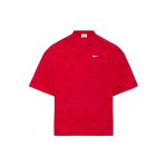 Nike x Jacquemus Unisex Swoosh trumpomis rankovėmis mar&scaron;kinėliai Raudoni FJ3478-657 XL