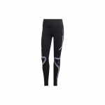 Adidas By Stella McCartney Truepace Auk&scaron;to juosmens Atspindintys Bėgimo Tamprės Moterims Juodos Violetinės &Scaron;vytėjimo IB6807 XS