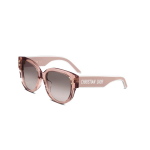 Dior Logotipo Ovalūs Akiniai Nuo Saulės Moteri&scaron;ki Akiniai Nuo Saulės Rožiniai DIORPACIFICB2F40D2 Basic Packaging-Eyeglass Case+Box,55