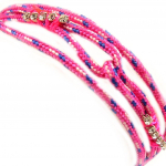 Les Tr&eacute;sors De Lily [L5200] - Bracelet fantaisie 'Kilimanjaro' rose