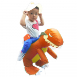 Juokingas talismanas pripučiamas dinozauras T REX anime Helovino kostiumas suaugusiems vyrams, moterims, vaikams, animacinių filmų dinozaurams pasivažinėti