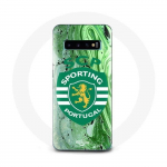 Coque Samsung galaxy S10 scp sporting portugal fond vert žalia