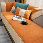 Svetainės sofos užvalkalas &Scaron;enilinis sofos užvalkalas Sofos pagalvėlės kilimėlis Keturų sezonų sofos užtiesalas L formos sofų užvalkalų apsaugos rinkinys 70x70CM 1pc