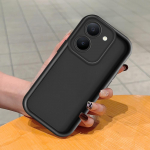 Mink&scaron;tas silikoninis TPU telefono korpusas, visi&scaron;kai dengiantis fotoaparatą, atsparus smūgiams, guminis dėklas, skirtas Vivo Vivo S1 balta