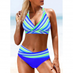 2024 m. Nauji Bikini Sexy Beach maudymosi kostiumėliai Moteri&scaron;ki vasaros mados dizaino spausdinti maudymosi kostiumėliai Bikinio rinkinys Moteri&scaron;ki dviejų dalių maudymosi kostiumėliai 5XL