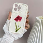 N93 Peony Soft Wavy telefono dėklai, skirti Samsung A54 A34 A13 A14 S23 S24 Ultra Xiaomi Redmi Note 13 12C Realme Infinix apsauginis buferio dangtelis Samsung A02/M02