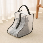 Ne&scaron;iojami batų laikymo krep&scaron;iai Vandeniui nepralaidūs dulkėms dangteliai Užtrauktukas Krep&scaron;elis Kelioninių batų laikymas Buitinių prekių organizatorius Short pilka