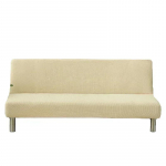 1 vnt. sofos-lovos užvalkalas be porankių, tamprus, sulankstomas, futono užvalkalas, atsparus dulkėms, elastingas, nuimamas, &bdquo;Fundas&ldquo; sofa L (190-210cm) smėlis