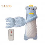 Kūdikio bar&scaron;kučio pagalvė su nuotolinio valdymo pulteliu ir &scaron;ildymo funkcija, žąsies formos, kūdikio miego pagalba, raminanti emocijas, nerimą, rankomis apvyniojama atrama, kūdikio raminimas D