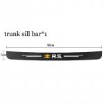 Automobilio slenksčio lipdukai Dangteliai Renault Logan Clio Megane Kangoo 1 2 3 4 Captur Espace Twingo Duster Kadjar 1Pcs-For-RS black