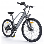 HillMiles MileTrail 1 Elektrinis dviratis suaugusiems 26 colių 250W variklis, 36V 13Ah baterija Kalnų elektrinis dviratis važinėjimui į darbą ir bekele