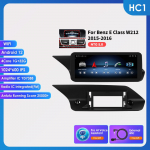 Hizpo Octa Core 2 Din Automobilio Radijas Palaikantis Carplay Android Auto I&scaron;manusis RDS Mercedes Benz W212 E Klasės:E200 E230 E260 E300 S212 2015-2016 NTG5.0 HC1 1G 32G AI