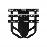 Nike vientos spalvos logotipas trikampis apatiniai 1 rinkinys i&scaron; 3 vyrų apatiniai juodi KE1188-001 L