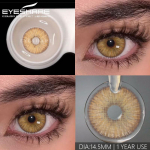 EYESHARE 1 poros spalvoti lę&scaron;iai RUSI&Scaron;KI spalvoti kontaktiniai lę&scaron;iai Gražūs vyzdžio makiažo kontaktiniai lę&scaron;iai kasmet naudojami kosmetiniai grožio akių lę&scaron;iai