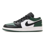 Air Jordan 1 Low GS Green Toe Vaikams Sportbačiai Noble-Green Pollen White 553560-371 37.5