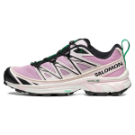Salomon Sandy Liang X XT-6 Patogūs Kvėpuojantys Žemi Atsitiktiniai Bėgimo Bateliai Unisex Sportbačiai Balti Rožiniai Violetiniai 472422 42⅔