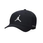 Jordan reguliuojama pusiau kieta kepurė su snapeliu Unisex kepurės Juoda FD5182-010 S/M