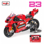 Maisto 1:18 2023 Ducati Lenovo komanda #1 Bagnaia Čempionas lenktynininkas Moto GP Lenktyninis lieto lydinio motociklas Modelių kolekcija dovana žaislas