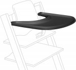 Stokke Tripp Trapp Juoda Kūdikio Valgomojo Kūdikio Pritvirtinama (Oficialus) Padėkliukas, Auk&scaron;ta kėdutė, Priedai, Valgymo laikas, Stalas, Kėdė, Tėvų ir vaikų komfortas,