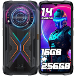 CUBOT Kingkong Power 3 i&scaron;manusis telefonas - 16 GB + 256 GB, 6,72 colio FHD+ 120 Hz i&scaron;manusis telefonas, 123 dB garsiakalbis, 10200 mAh (33W) Telefonas 100MP, Face ID/IP68/Dvi SIM kortelės/NFC/OTG juoda
