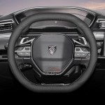 35cm 38cm Odinė automobilio vairo apdangalas Peugeot 5008 408 308 Rifter e-Expert Expert e-Traveller Landtrek priedams 35cm Red Double D