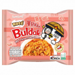 Samyang Rose a&scaron;traus vi&scaron;tienos skonio plok&scaron;ti stikliniai makaronai puodelyje 169,4g / mai&scaron;elyje 140g / Korėjieti&scaron;ki makaronai, Kfood, Autenti&scaron;kas korėjieti&scaron;kas maistas Bag 140g x 4ea
