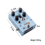 Gitaros efektų pedalas Elektrinis daugiafunkcis Reverb Chorus Delay Metalinis Stompbox Multi-functional electric guitar effects pedal