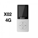 RUIZU MP3 grotuvas su 1,8 colio ekranu 4 GB integruota atmintis Mp3 muzikos grotuvas su FM radiju El. knygų įra&scaron;ymo įrenginys Laikrodis MP3 grotuvas balta