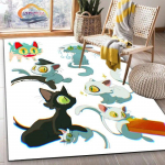 Naujausias animacinis Suzume Anime kilimas 3D spausdinimas Dekoratyvinis grindų kilimėlis vaikams ir mergaitėms svetainės miegamojo sofos zonos kilimėlis 40cm x 60cm