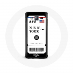 Coque pour Samsung Galaxy j3 2016 Billet d'avion New York