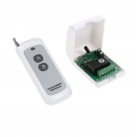 Belaidžio nuotolinio valdymo jungiklio relės imtuvo siųstuvo universali nuotolinio jungiklio sistema ir didelio nuotolio 500M RF siųstuvo nuotolinio valdymo pultai Pack of 1 balta