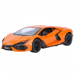 1/24 Lamborghini Revuelto sportinių automobilių žaislų modelių lydinio liejimo keturių ratų pakaba Visų automobilių dureles galima atidaryti Transporto priemonių modeliai Rinkti dovanas oranžinė